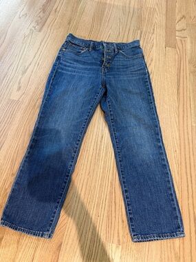 Madewell Perfect Vintage Crop Jean, size 26
